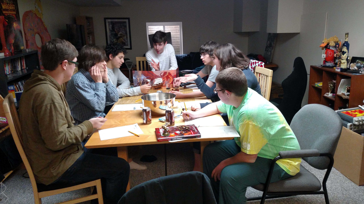 DnD aan tafel