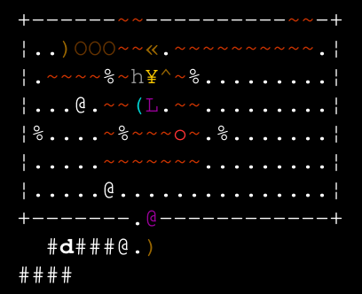 Lankhaster&acute;s Lair NetHack style