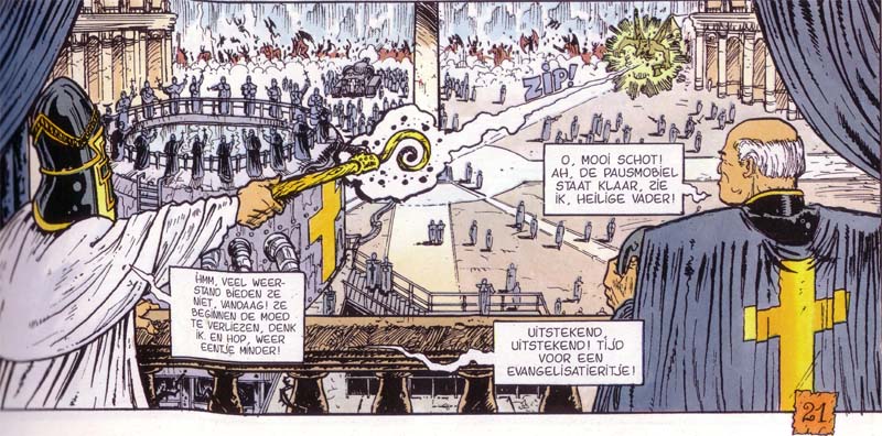 plaatje uit helse strip