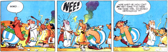plaatje uit Asterix en Obelix
